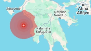 Yunanistan'da 5,8 byklnde deprem