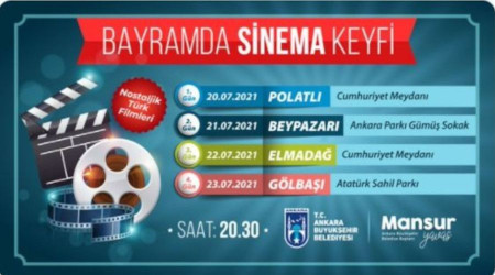 Açık hava sinema günleri başlıyor