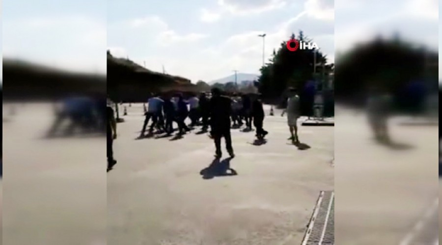 Araç muayene istasyonunda kavga