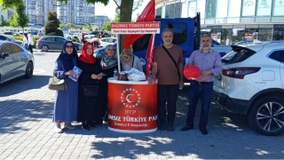BTP Ba�ak�ehir �l�e Te�kilat��ndan Millet Bah�esi�nde yo�un stand �al��mas�
