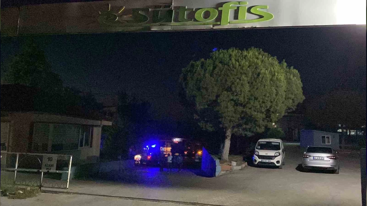 Burdur'da st fabrikasnda kan yangn sndrld