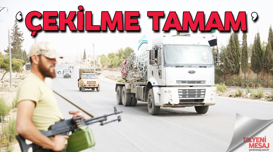 Çekilme tamam