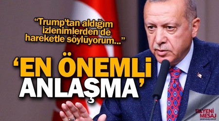 Cumhurbakan Erdoan'dan nemli aklama!