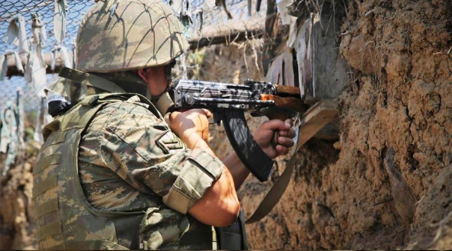 Ermenistan askerleri, Azerbaycan mevzilerine ate� a�t�