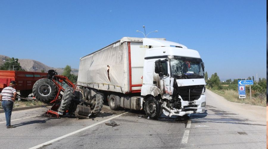 kiye blnen traktrden yaral kurtuldu