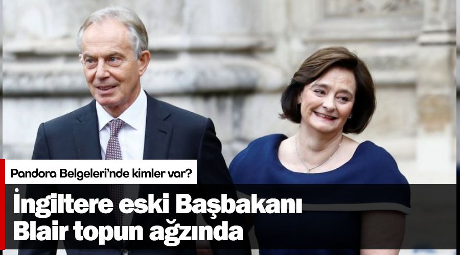 �ngiltere eski Ba�bakan� Blair topun a�z�nda
