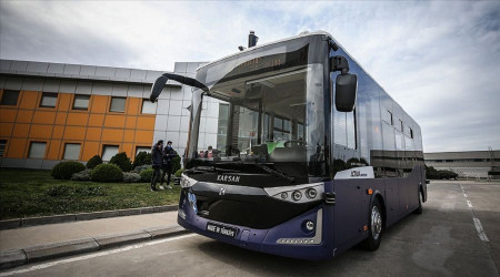 İşte yerli yapım elektrikli sürücüsüz otobüs