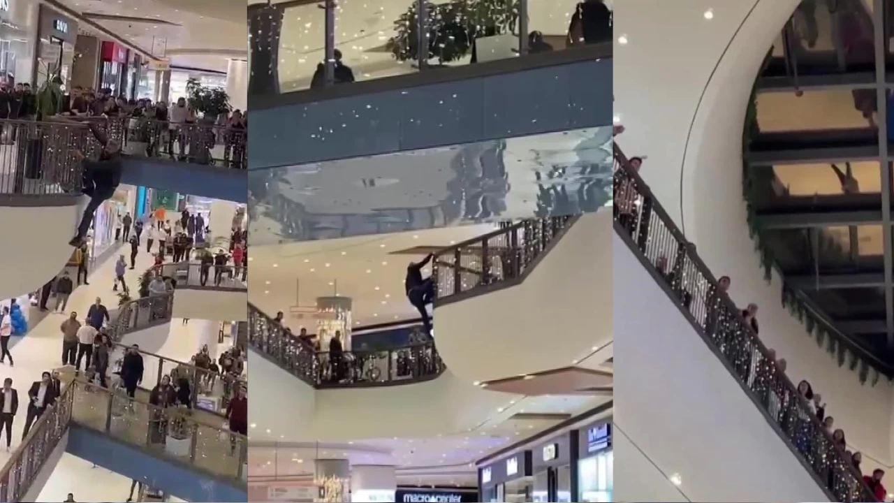 Maltepe'de intihar girişimi: AVM'nin 3'üncü katından atladı