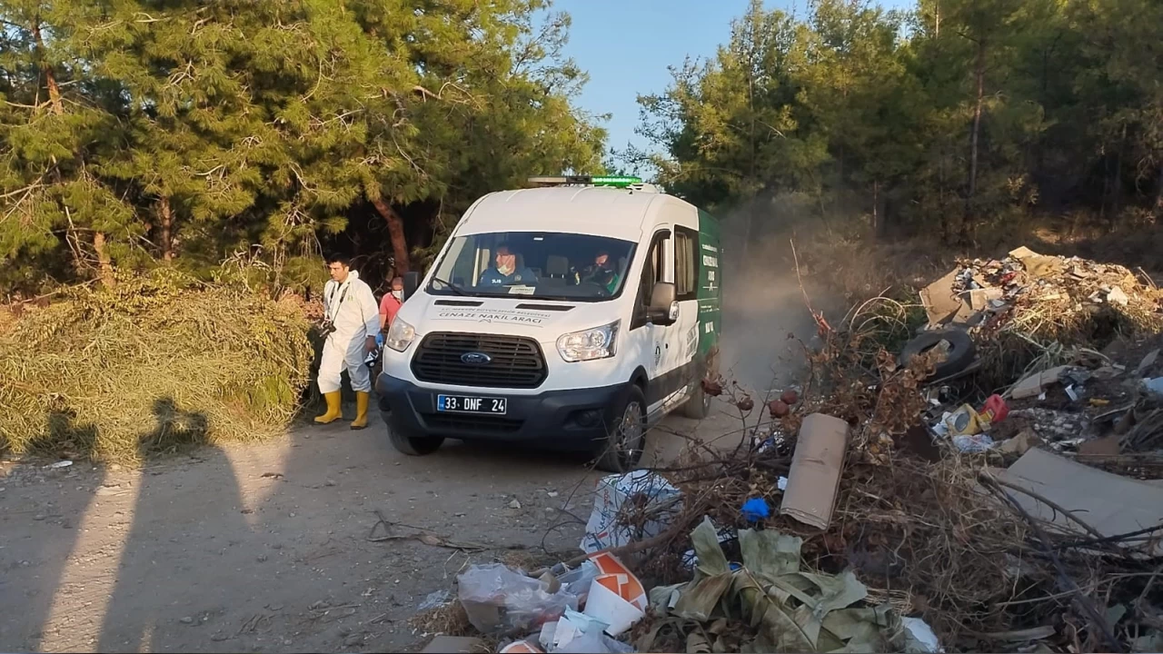 Mersin'de plkte bulunan cesedin elleri ve ayaklar bal kt