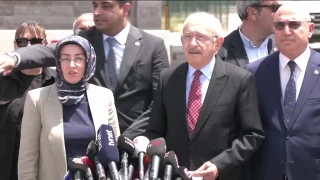 Sinan Ateş'in eşi Ayşe Ateş ve Kemal Kılıçdaroğlu açıklama yaptı