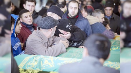 Suriyeli işçilerden ikisi defnedildi