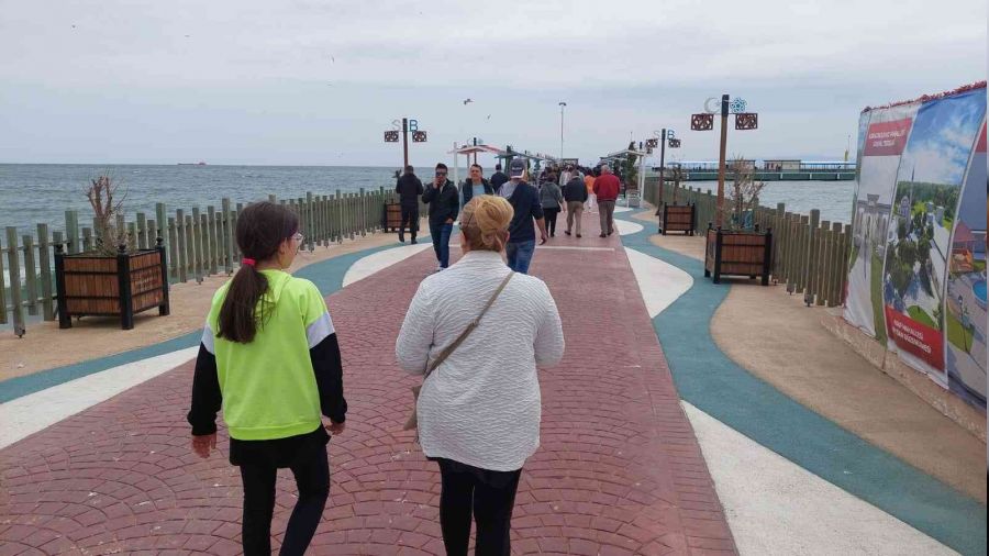 Tekirdağ sahillerinde bayram yoğunluğu