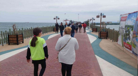 Tekirdağ sahillerinde bayram yoğunluğu