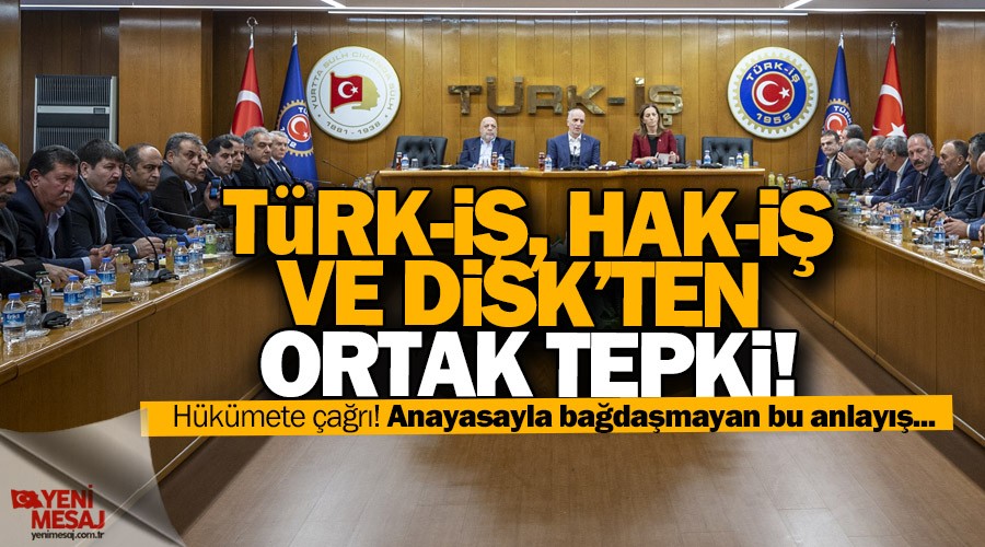 T�rk-��, Hak-�� ve D�SK'ten h�k�mete �a�r�!
