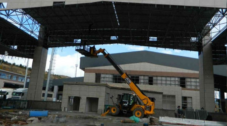 Türkgözü sınır kapısı inşaatı devam ediyor