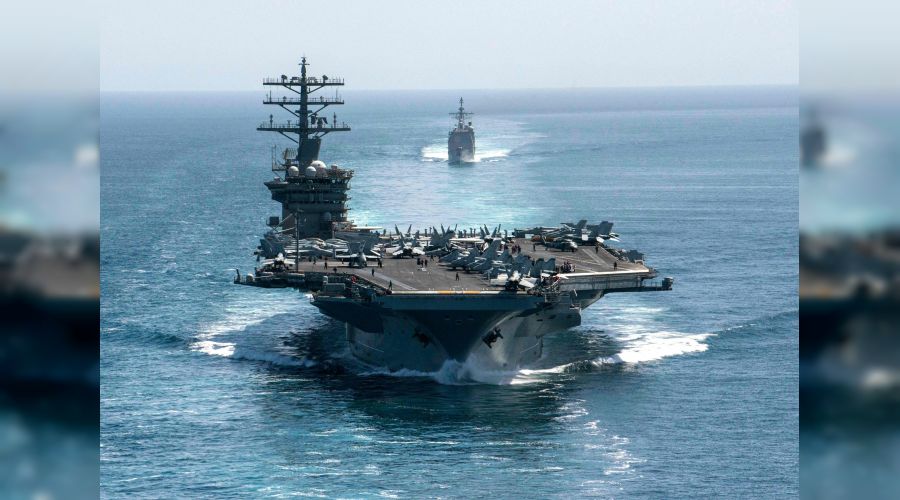 ABD'den USS Nimitz'e 'orada kal' emri