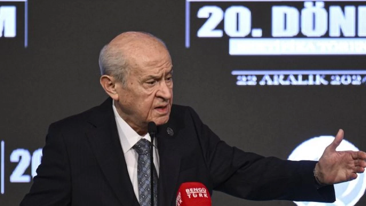Bahçeli yine 'Öcalan ile görüşülmeli' dedi