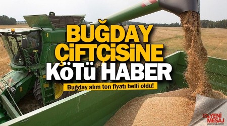 Buğday çiftçisi yine mağdur