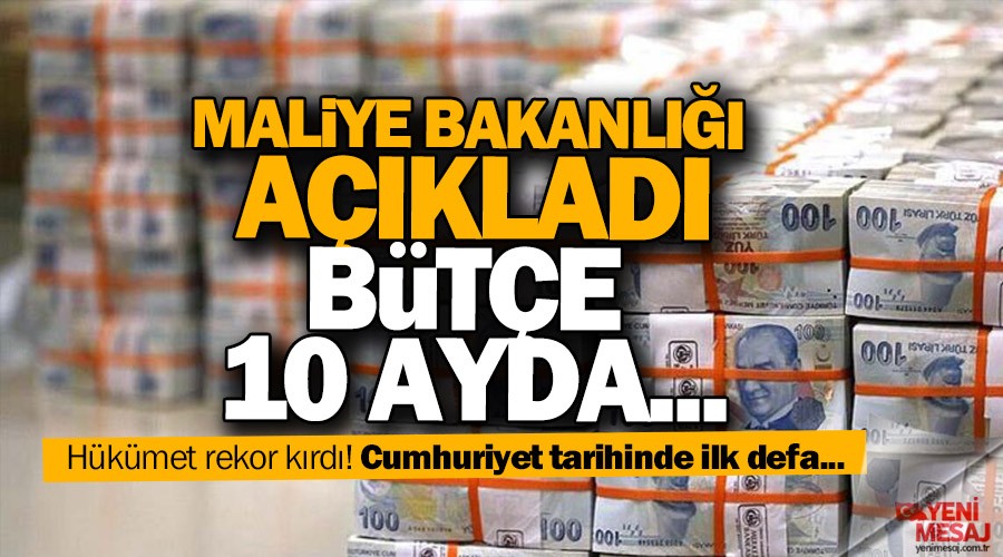 Bütçe 10 ayda darmadağın 