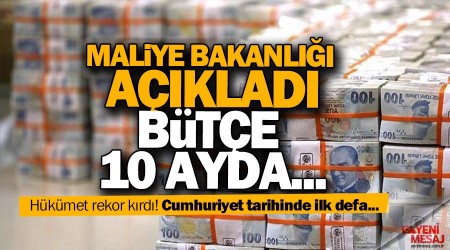Bütçe 10 ayda darmadağın 