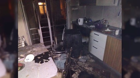 Çamaşır makinesi tek yıkamada kül oldu