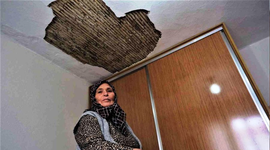 Deprem değil tır çatlağı