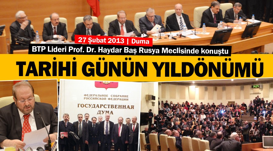 Duma'da tarihi g�n�n y�ld�n�m�