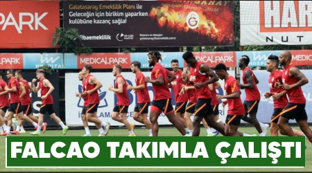 Falcao takımla çalıştı