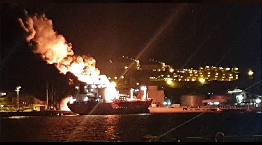 Gemide patlama: 1 �l�, 15 yaral�