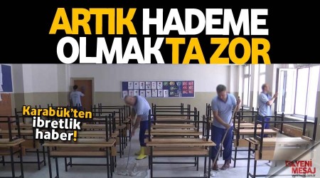 Hademe olmak bile kurayla