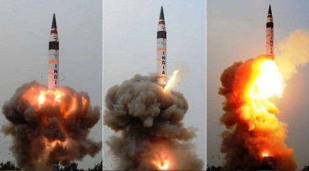 Hindistan kıtalararası balistik füze Agni 5'i test etti