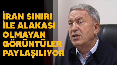 İran sınırı ile alakası olmayan görüntüler paylaşılıyor