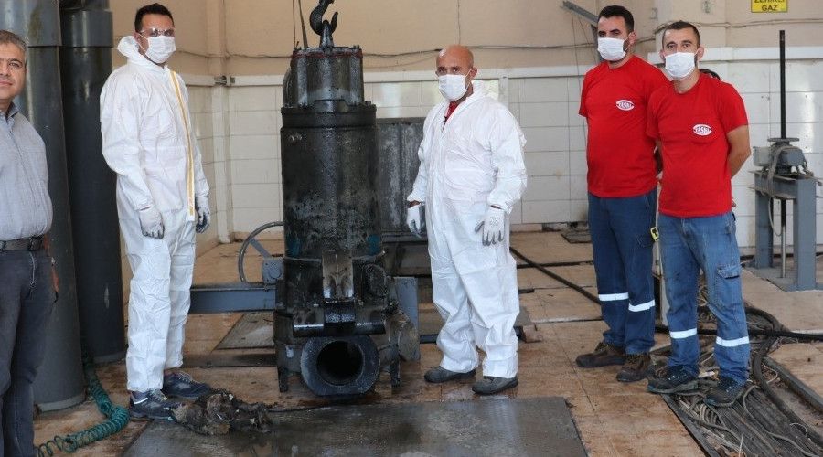 Islak mendiller kanalizasyonlar� t�k�yor