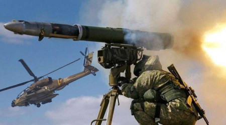 Kassam Tugayları: İsrail helikopterini SAM-7 füzesiyle vurduk