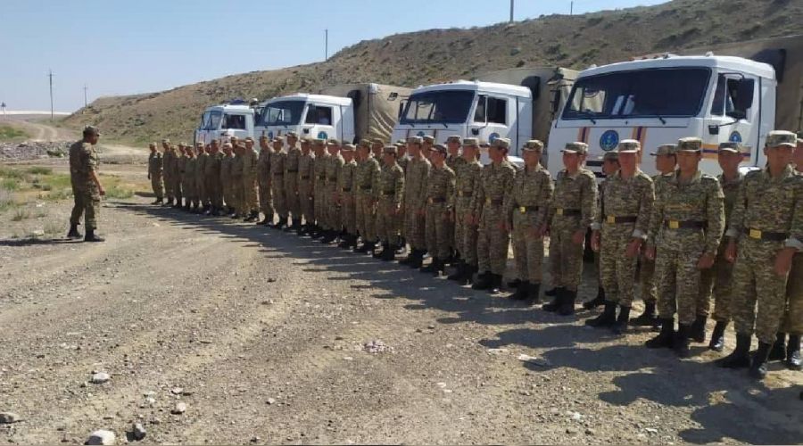 Kazakistan'da Kırgız askerlerin görevi belli oldu