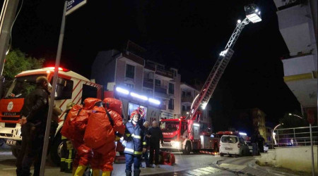 Kocaeli'de kimyasal madde patladı, binalar boşaltıldı