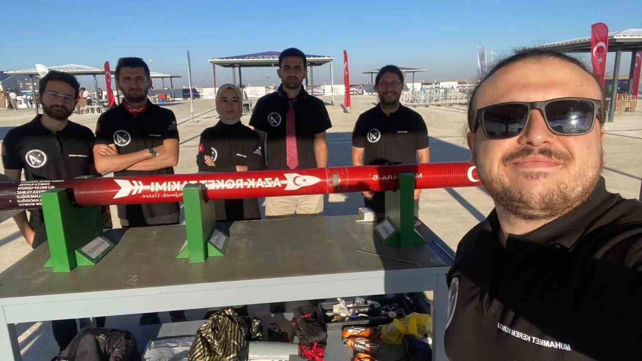 Roket yarışmasında 5 takım ile Düzce finalde