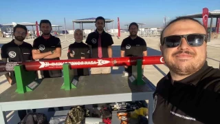Roket yarışmasında 5 takım ile Düzce finalde