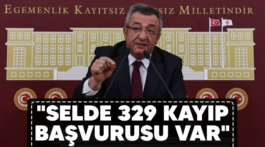 "Selde 329 kayıp başvurusu var"