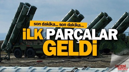 son dakika... S-400'lerin ilk parçası geldi