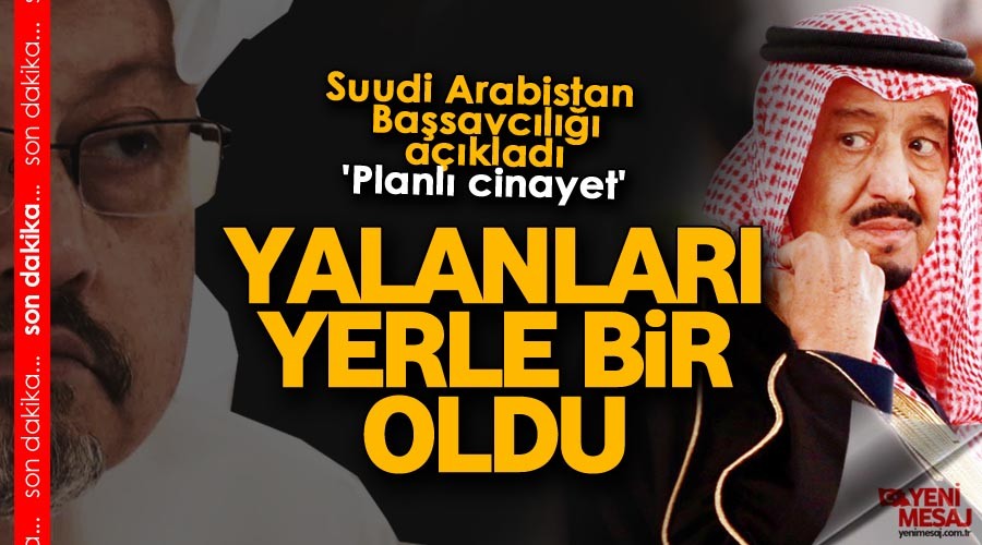 Suudi Arabistan Ba�savc�l���: Cinayet planl�