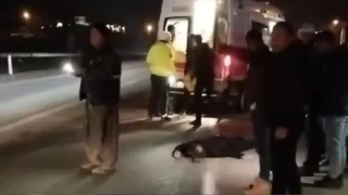 Taziyeye giderken minibüsün çarptığı bir kişi hayatını kaybetti