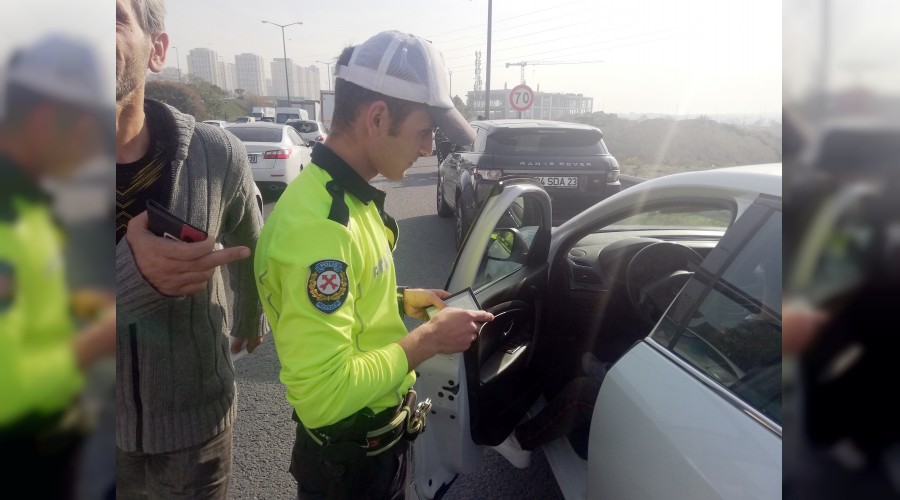 TEM Otoyolu'nda ceza ya�d�