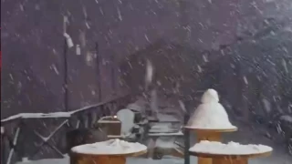 Uludağ'da kar yağışı başladı