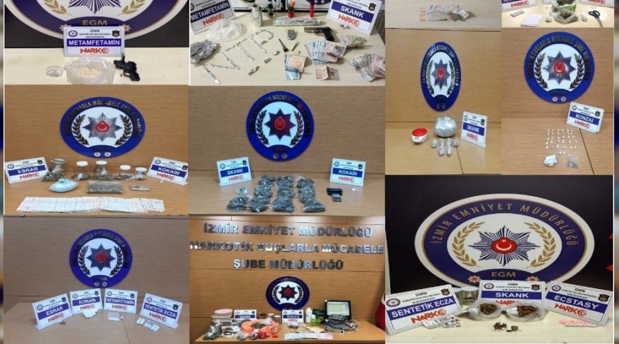 Uyuşturucu operasyonlarında 52 gözaltı