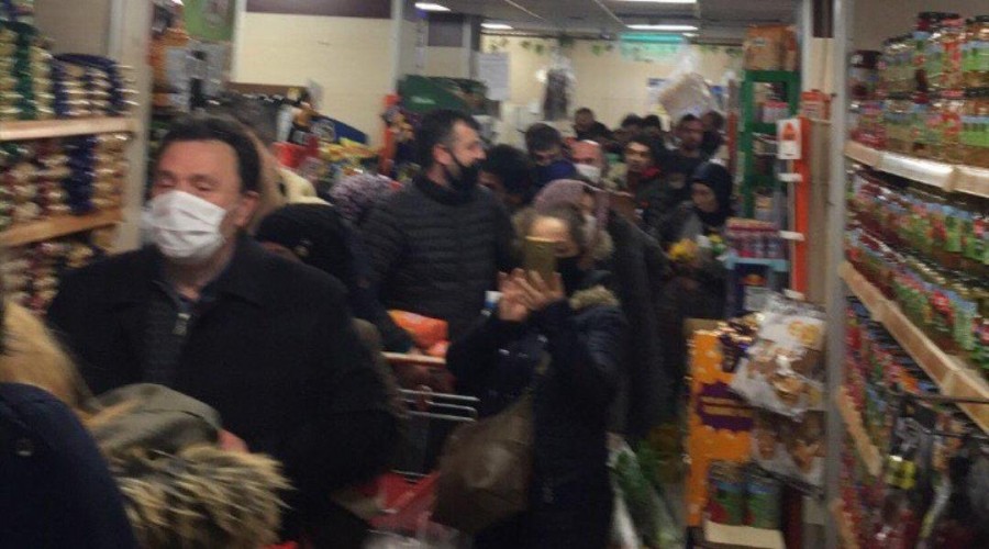 Marketler kapatılınca vatandaş hücuma geçti