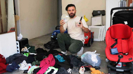 Yardım kolisinden çıkanlar şok etti