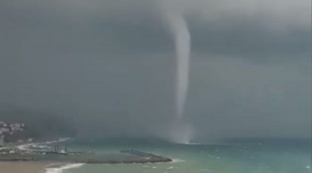 Zonguldak'ta hortum paniği