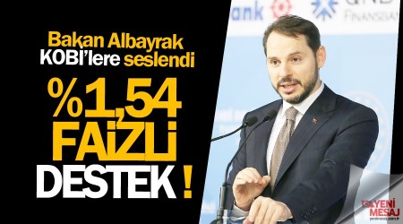 Albayrak, KOBİ'lere destek paketi açıkladı