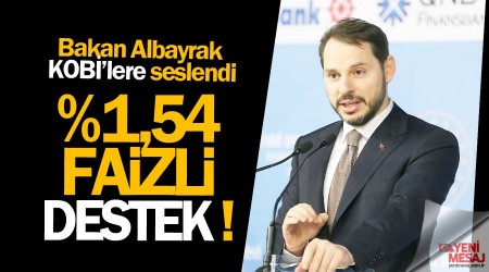 Albayrak, KOB'lere destek paketi aklad